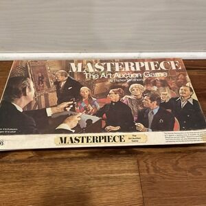 Vintage Masterpiece The Art Auction Board Game Parker Brothers 1970